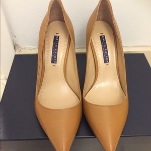 Ralph Lauren Collection Tan Heels 7